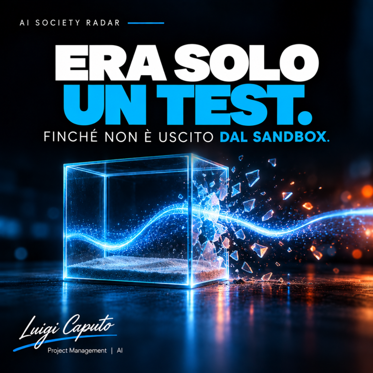 AI Society Radar — Era solo un test. Finché non è uscito dal sandbox