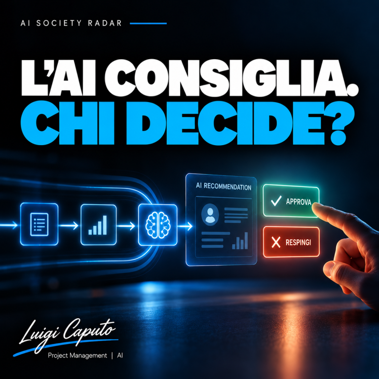 AI Society Radar — L’AI consiglia. Chi decide?