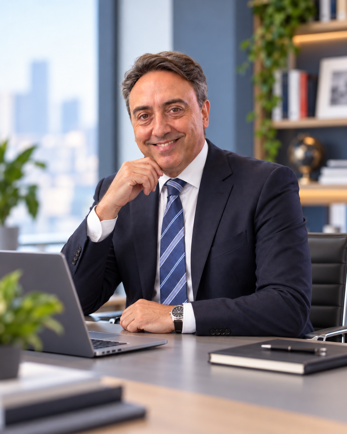 Luigi Caputo al lavoro